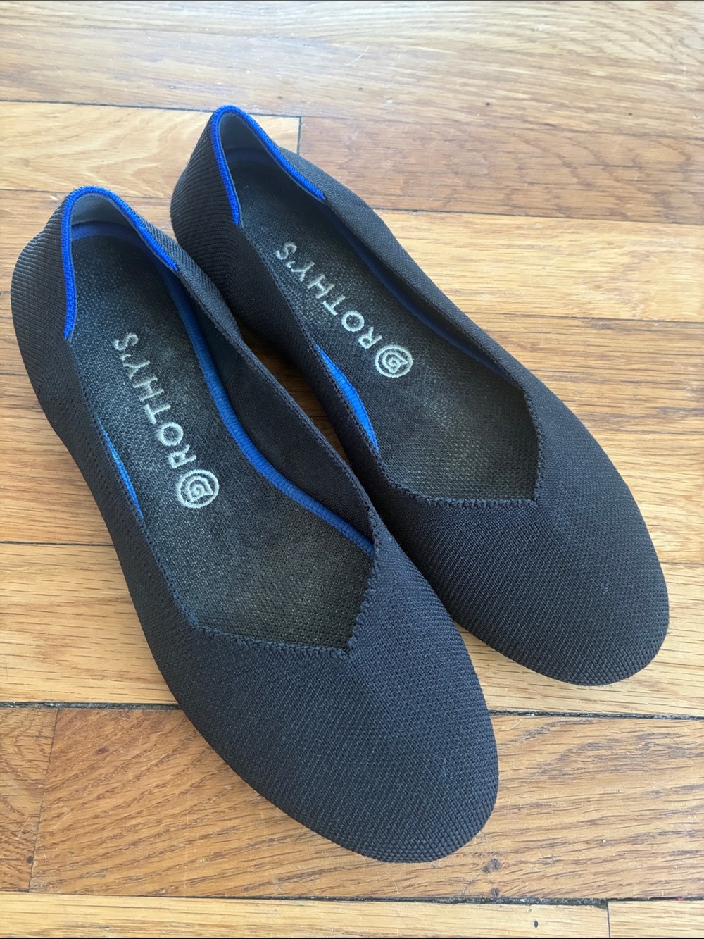 Rothy's Daily Round Toe Flats Black 10.5 Ballet